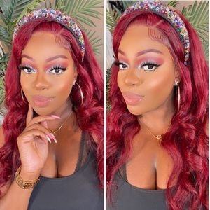 20” 99j Body Wave 5x5 Lace Closure Wig -Human Hair